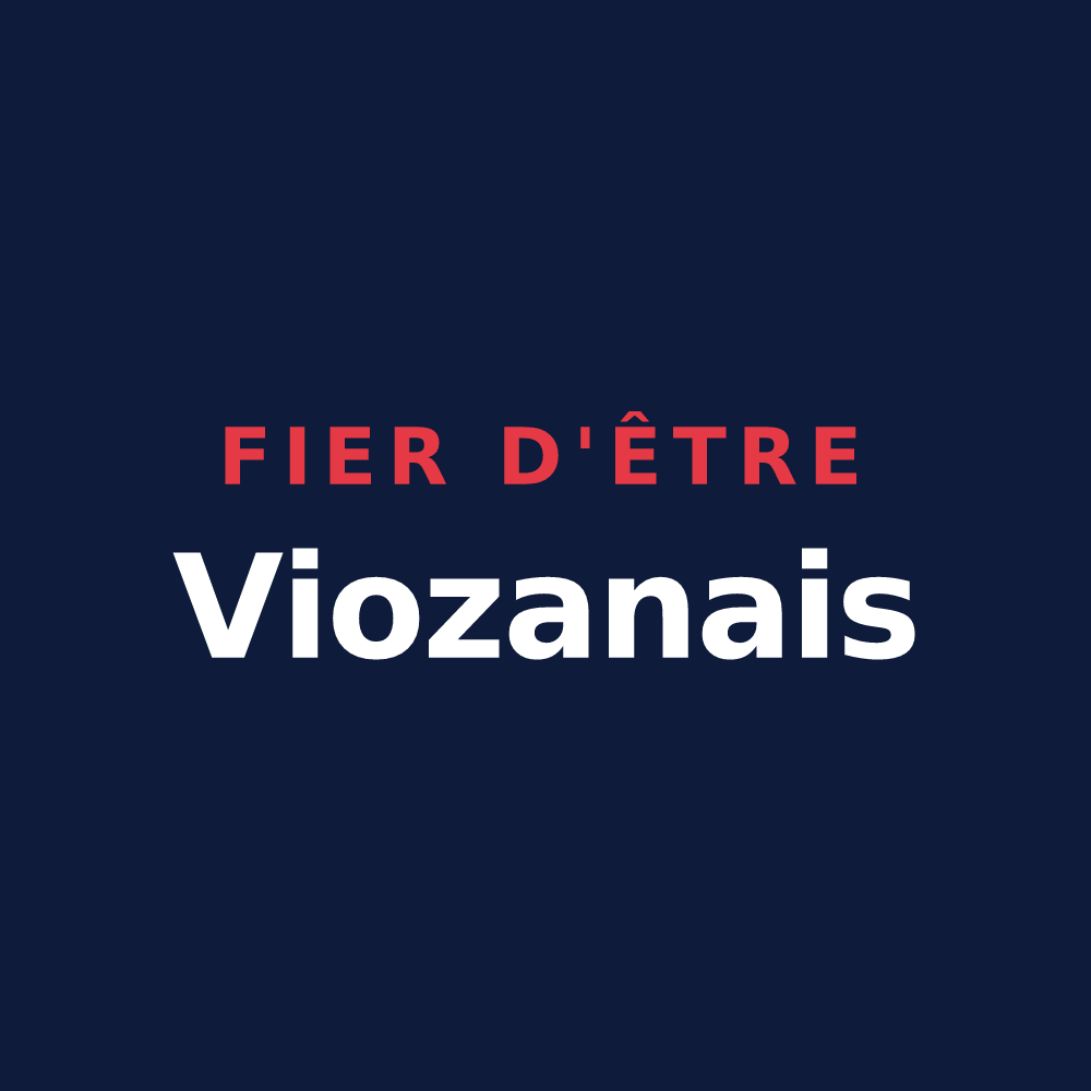 T-shirt « Fier d'être Viozanais » — design pour Viozan