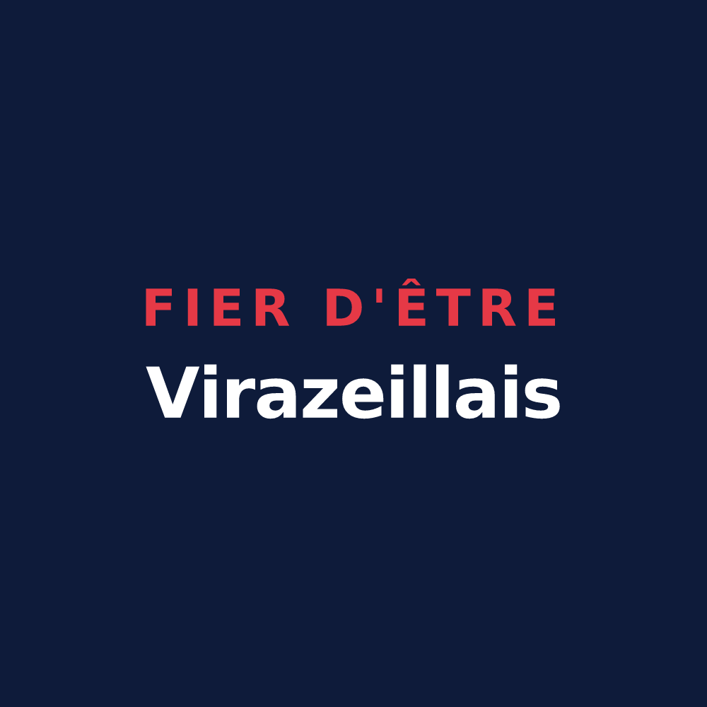 T-shirt « Fier d'être Virazeillais » — design pour Virazeil