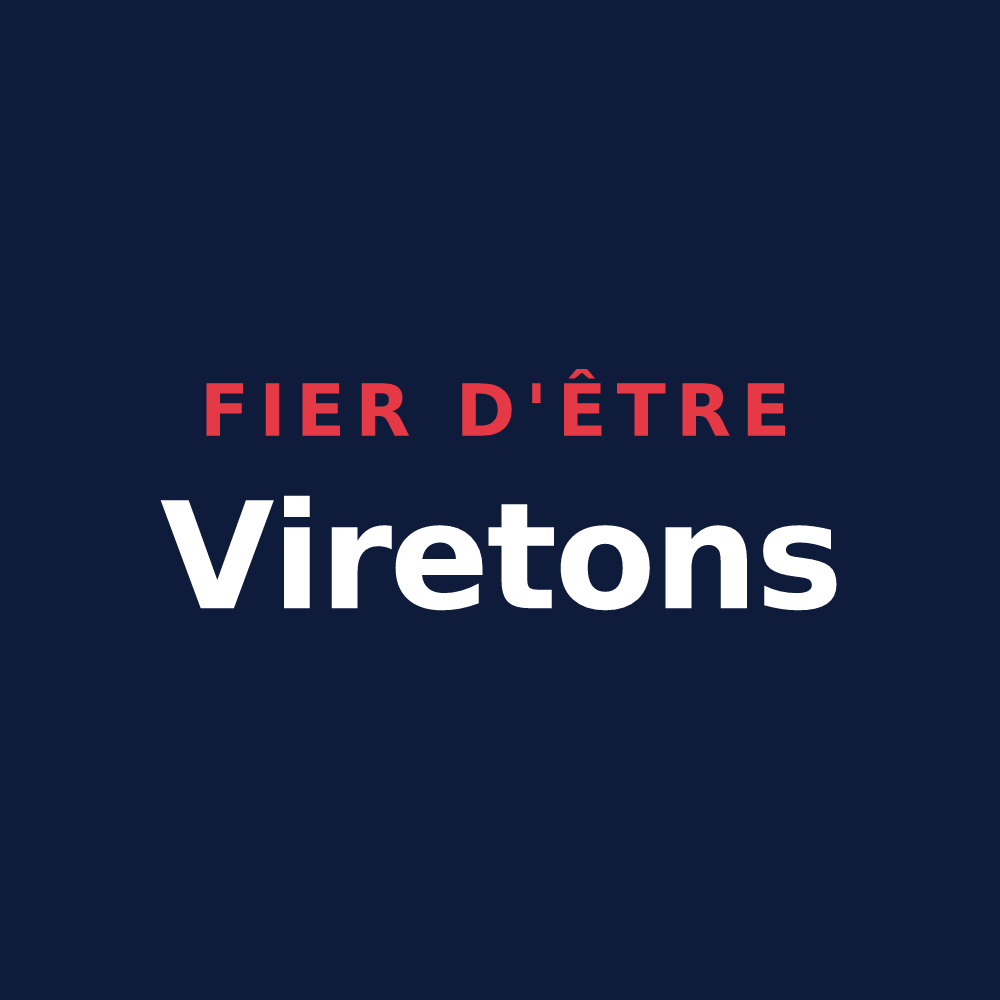 T-shirt « Fier d'être Viretons » — design pour Virey-sous-Bar