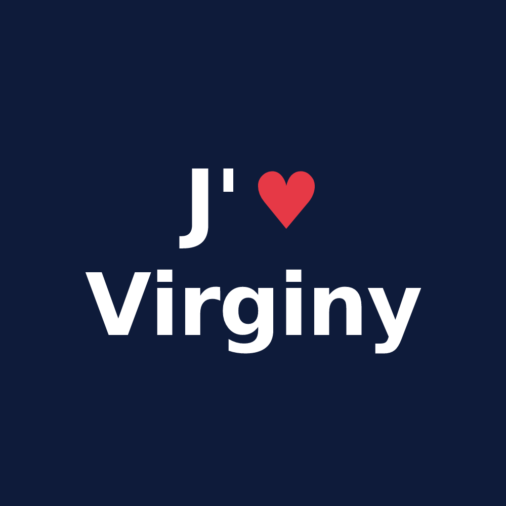 T-shirt personnalisé Virginy — design J'aime Virginy