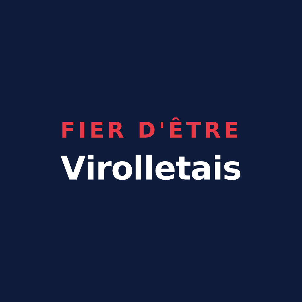 T-shirt « Fier d'être Virolletais » — design pour Virollet