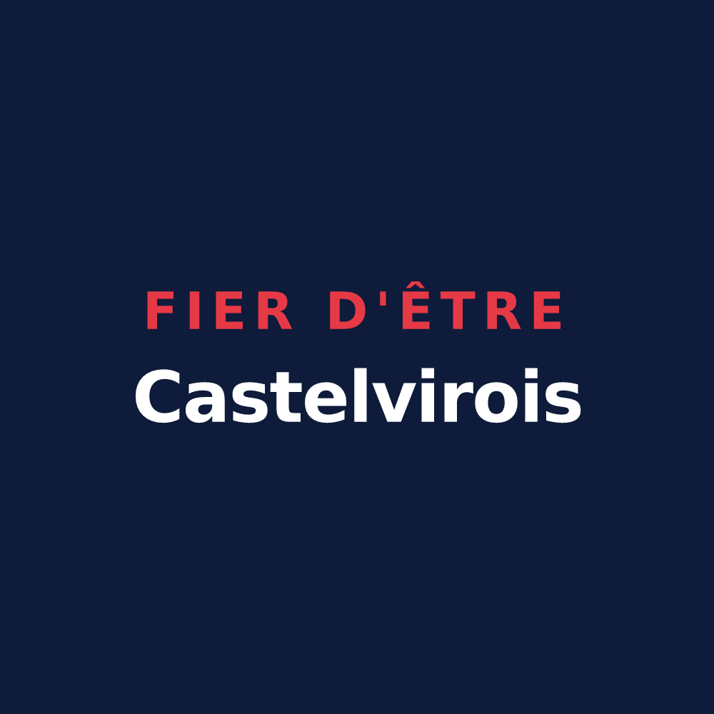 T-shirt « Fier d'être Castelvirois » — design pour Viry-Châtillon
