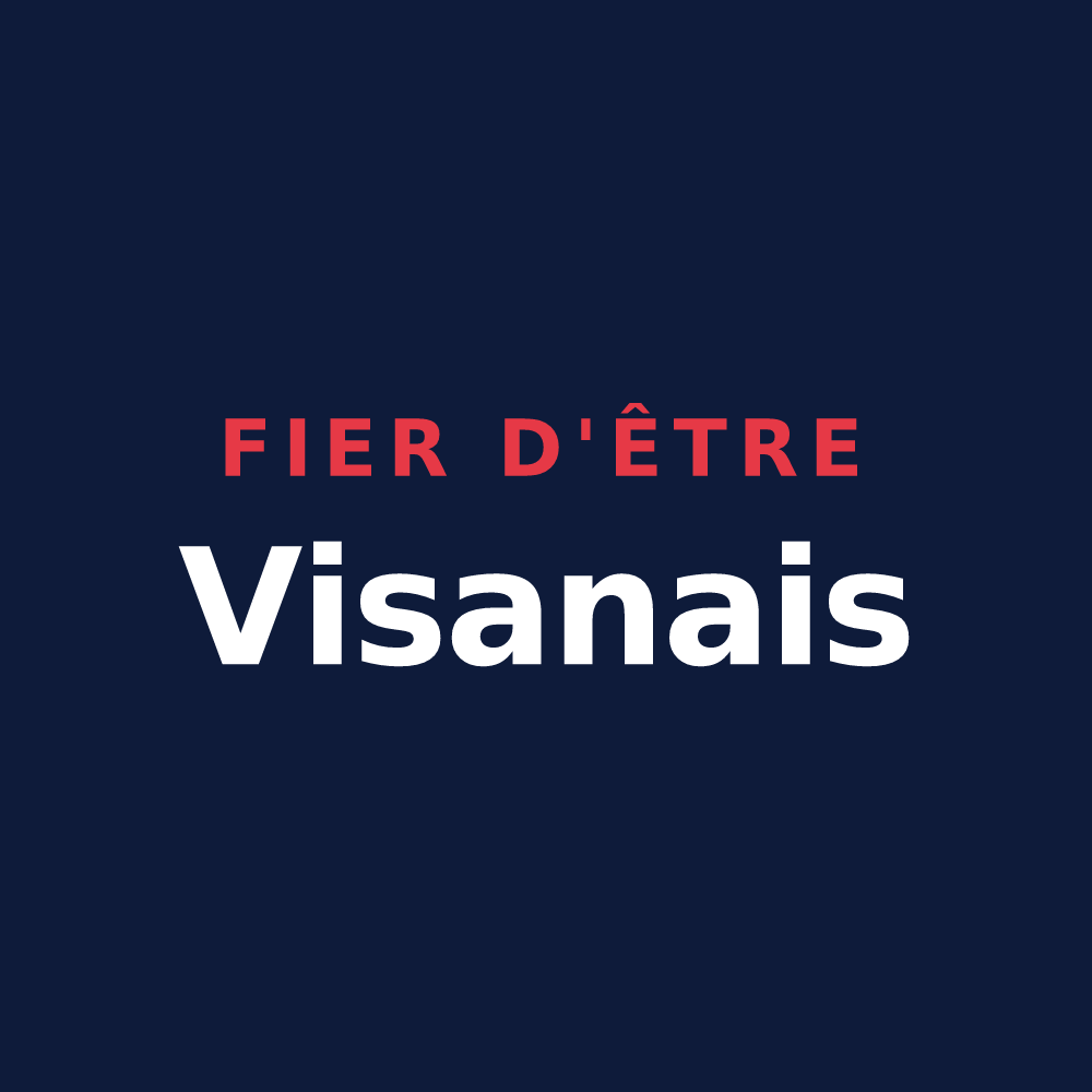 T-shirt « Fier d'être Visanais » — design pour Visan