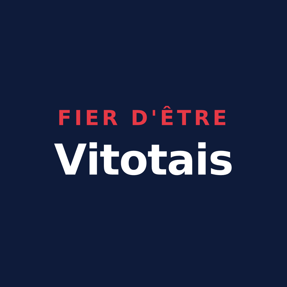 T-shirt « Fier d'être Vitotais » — design pour Vitot
