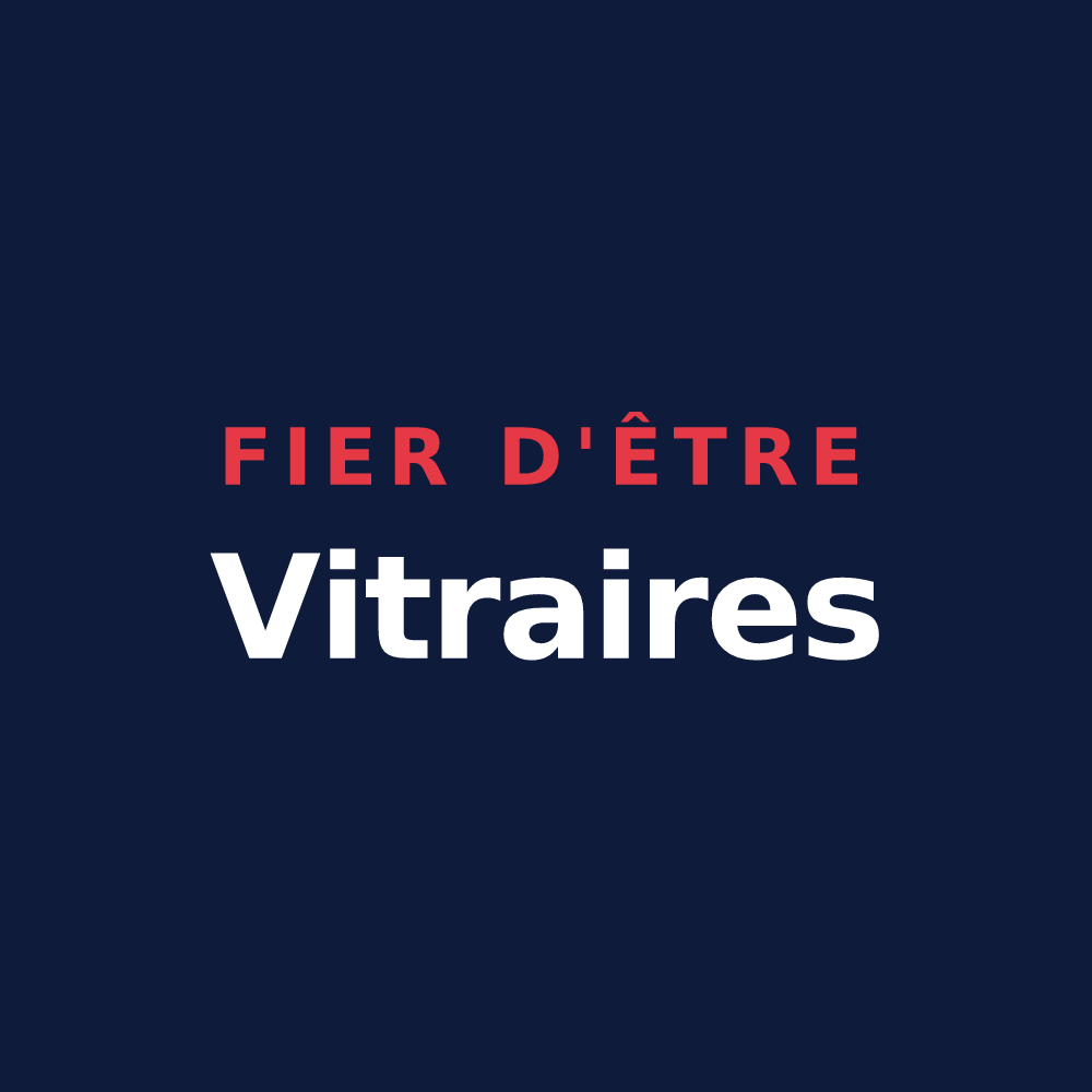 T-shirt « Fier d'être Vitraires » — design pour Vitrac
