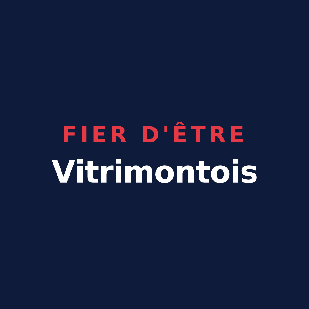 T-shirt « Fier d'être Vitrimontois » — design pour Vitrimont