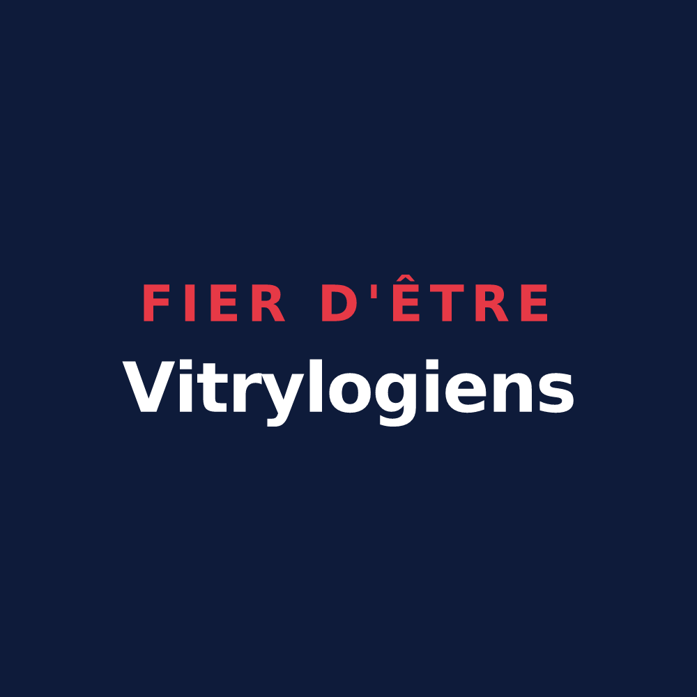 T-shirt « Fier d'être Vitrylogiens » — design pour Vitry-aux-Loges