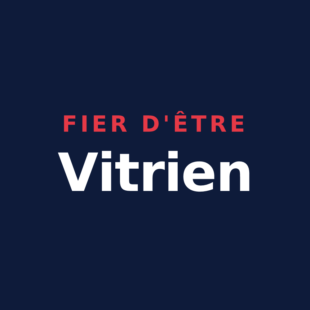 T-shirt « Fier d'être Vitrien » — design pour Vitry-sur-Orne