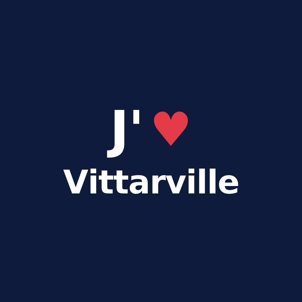 T-shirt personnalisé Vittarville — design J'aime Vittarville