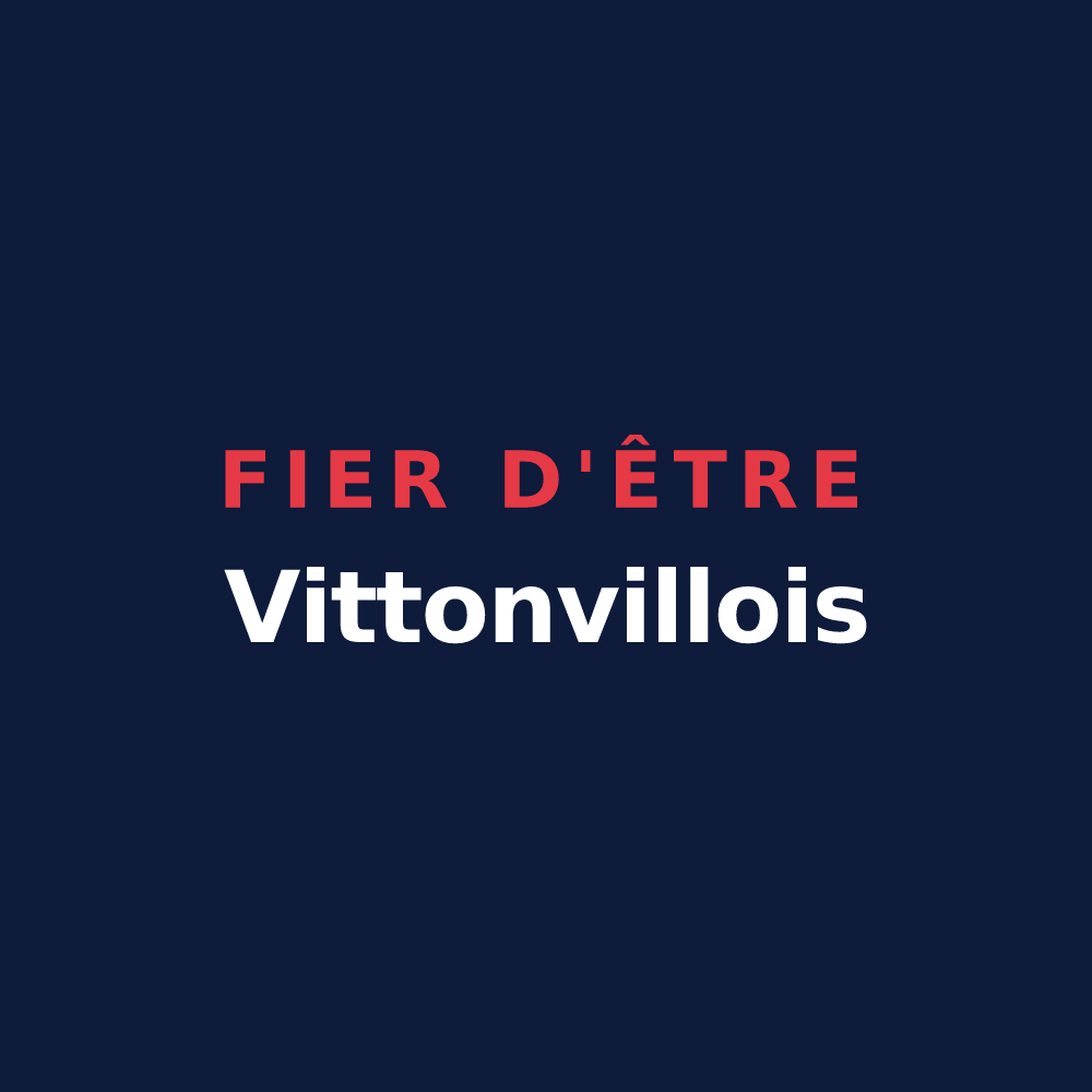 T-shirt « Fier d'être Vittonvillois » — design pour Vittonville
