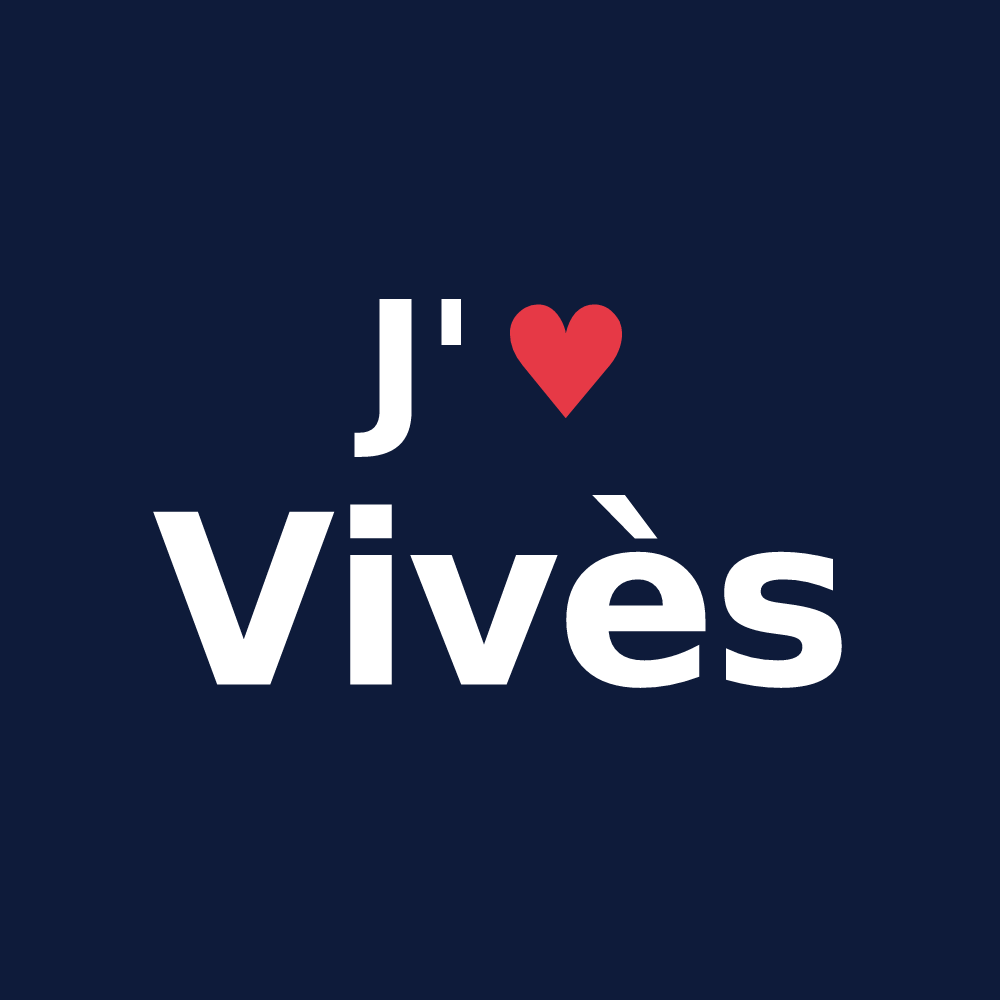 T-shirt personnalisé Vivès — design J'aime Vivès