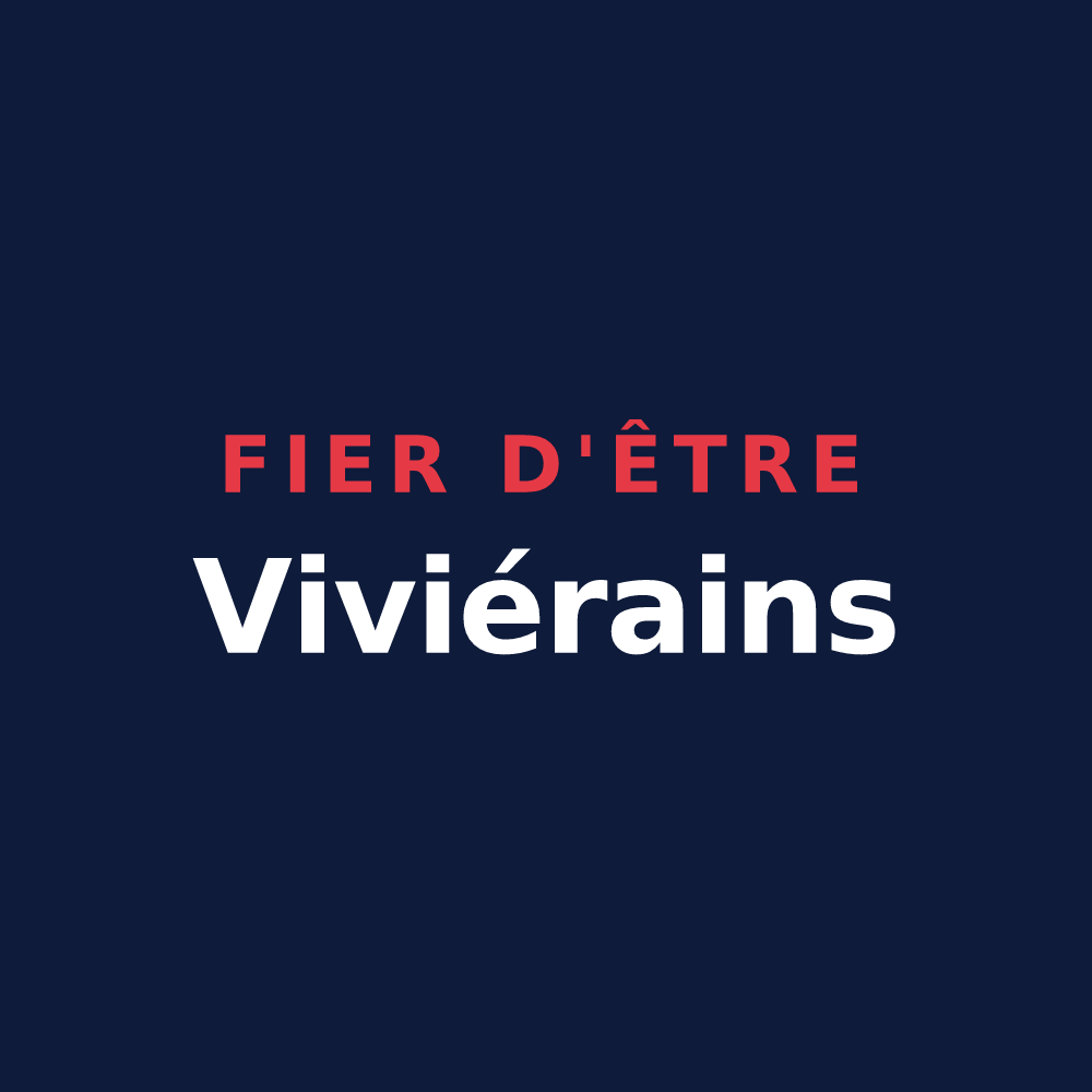 T-shirt « Fier d'être Viviérains » — design pour Viviers-du-Lac