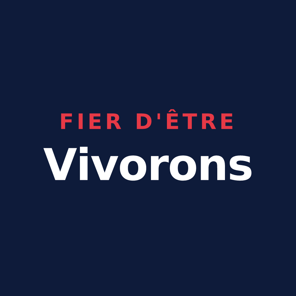 T-shirt « Fier d'être Vivorons » — design pour Viviers-sur-Artaut