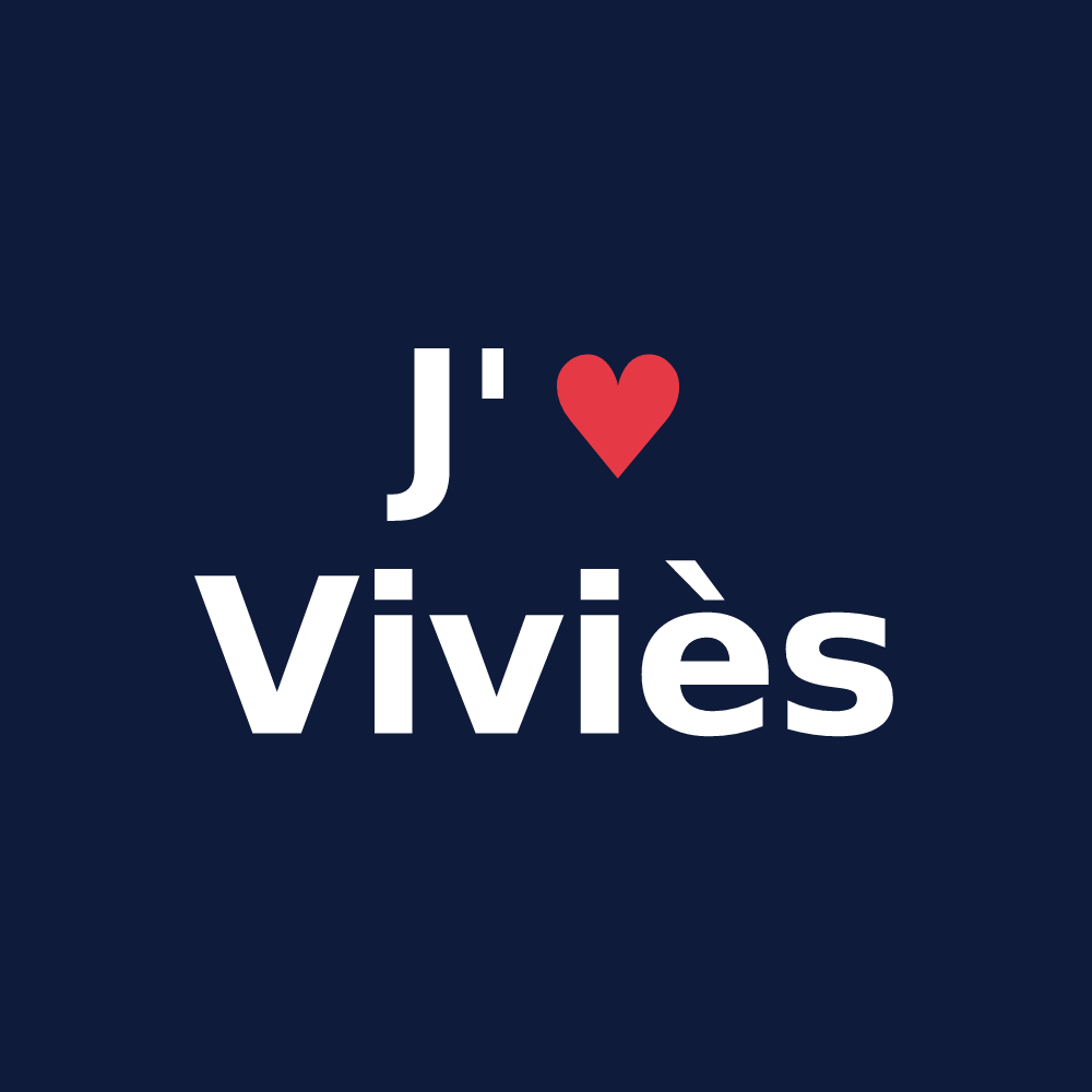 T-shirt personnalisé Viviès — design J'aime Viviès