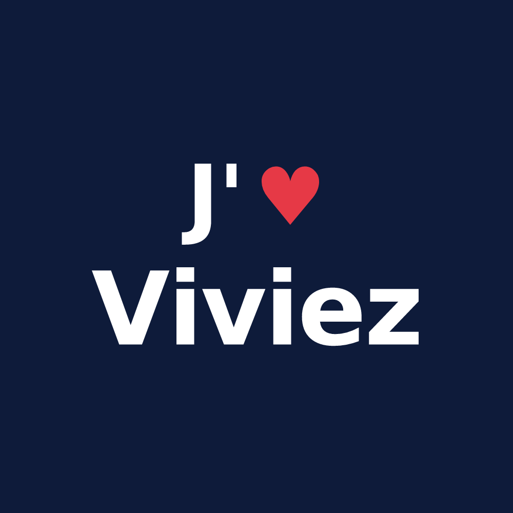 T-shirt personnalisé Viviez — design J'aime Viviez