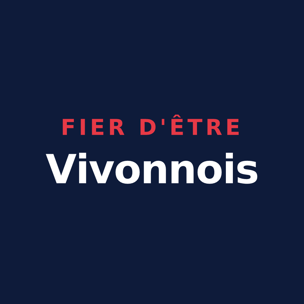 T-shirt « Fier d'être Vivonnois » — design pour Vivonne