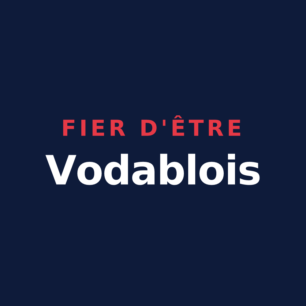 T-shirt « Fier d'être Vodablois » — design pour Vodable