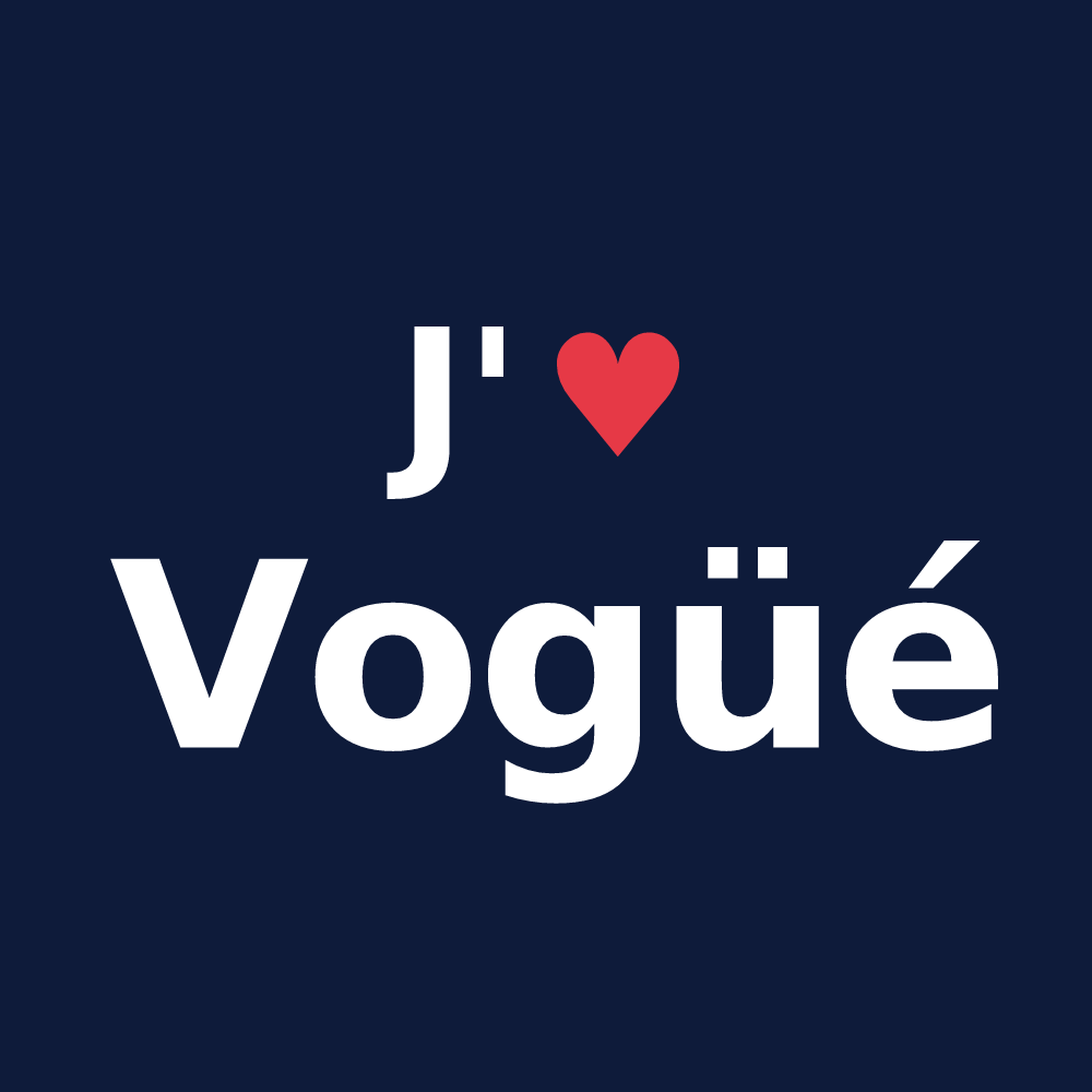T-shirt personnalisé Vogüé — design J'aime Vogüé