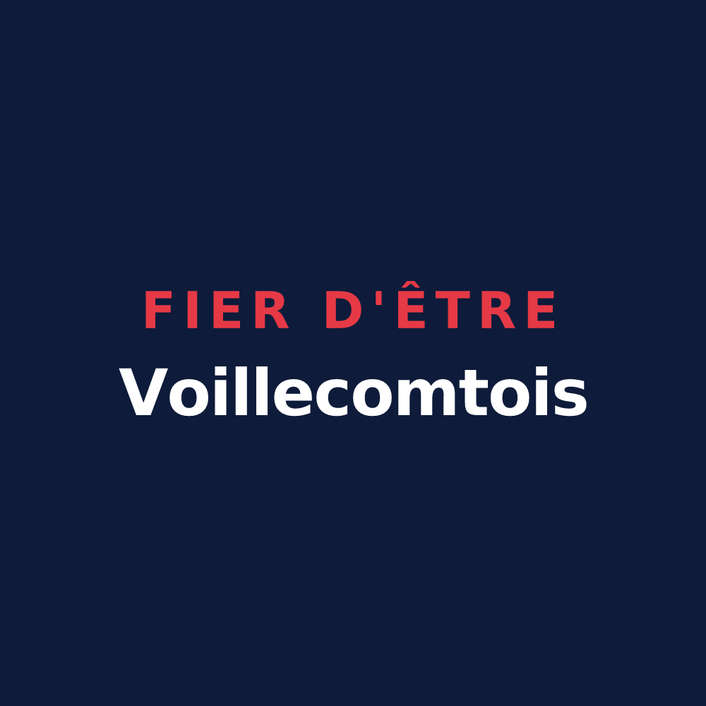 T-shirt « Fier d'être Voillecomtois » — design pour Voillecomte