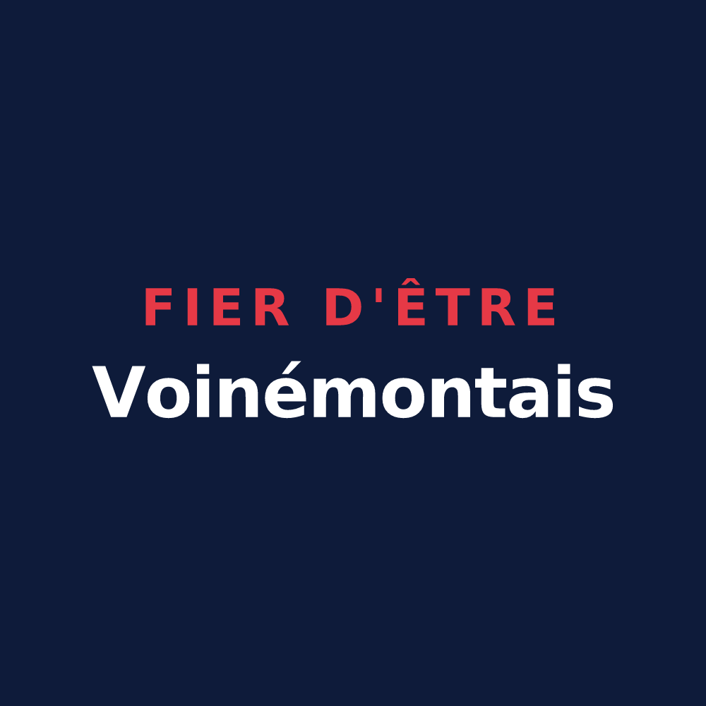 T-shirt « Fier d'être Voinémontais » — design pour Voinémont
