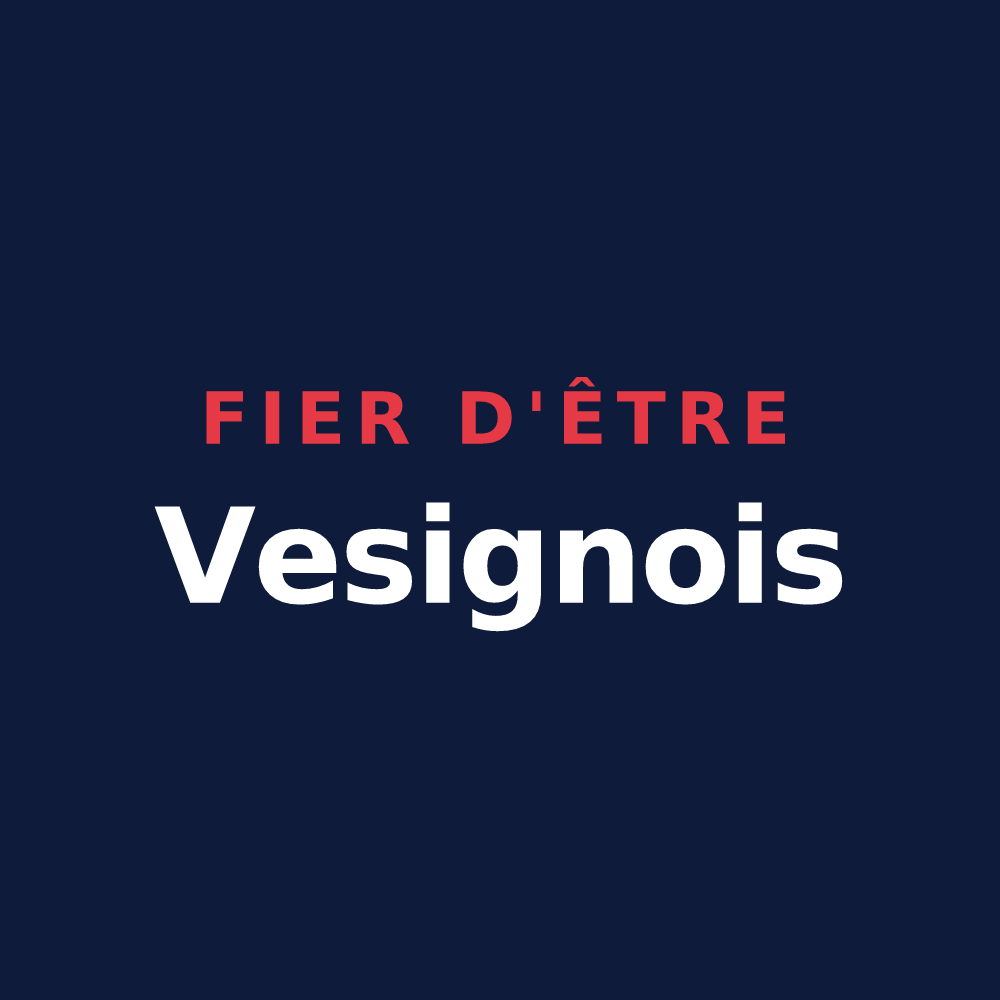 T-shirt « Fier d'être Vesignois » — design pour Voisines