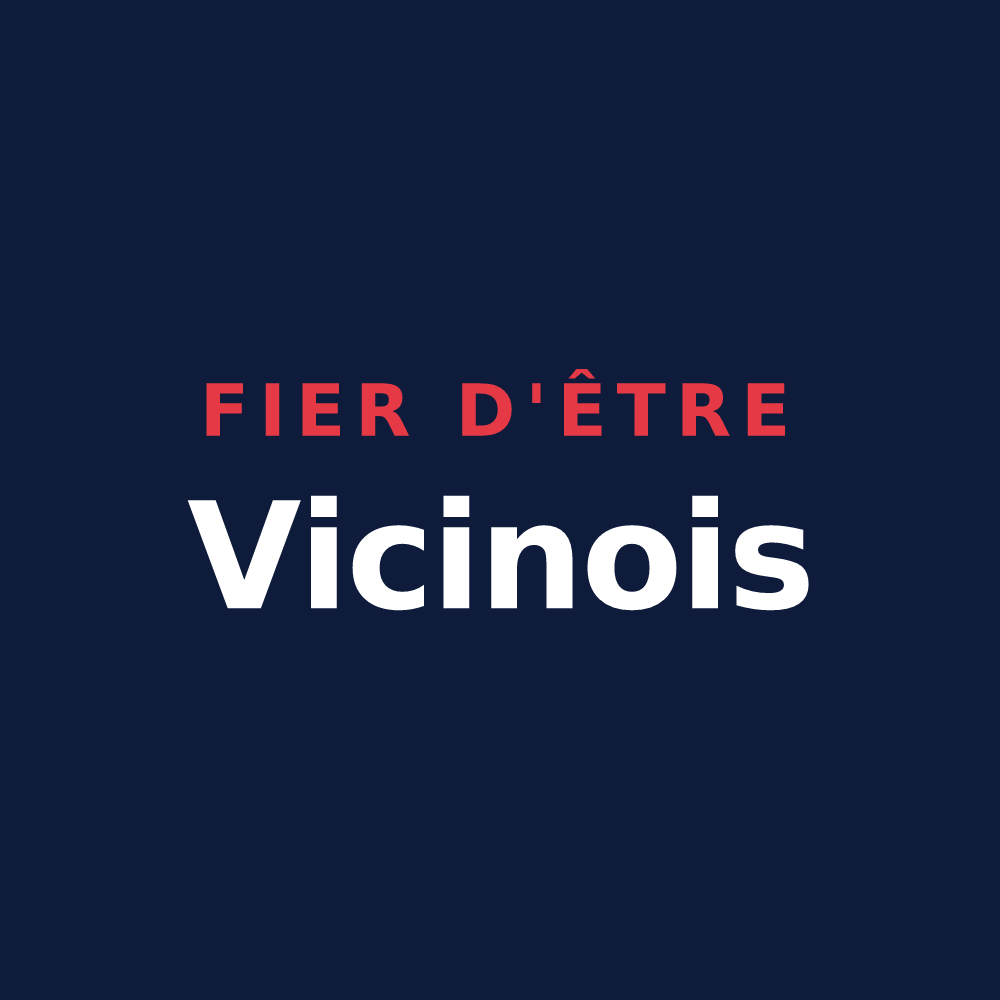 T-shirt « Fier d'être Vicinois » — design pour Voisins-le-Bretonneux