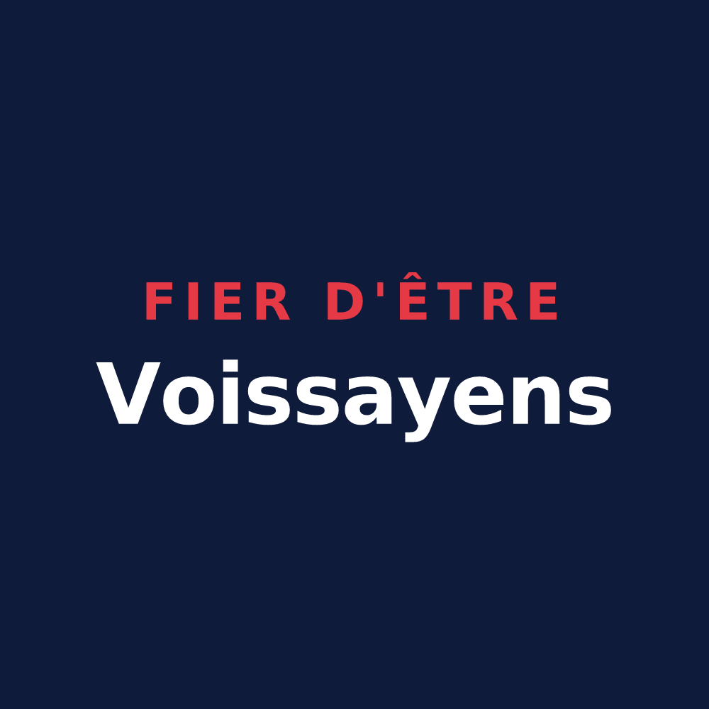 T-shirt « Fier d'être Voissayens » — design pour Voissay