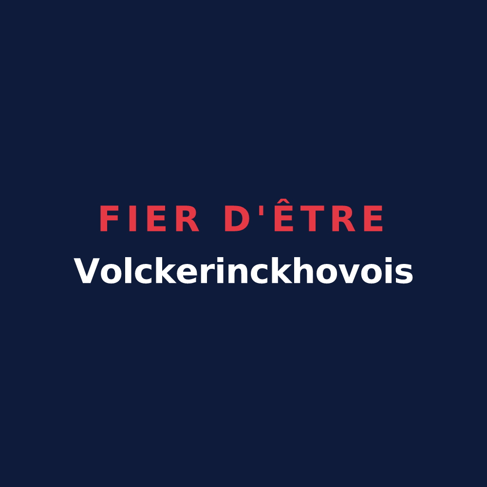 T-shirt « Fier d'être Volckerinckhovois » — design pour Volckerinckhove