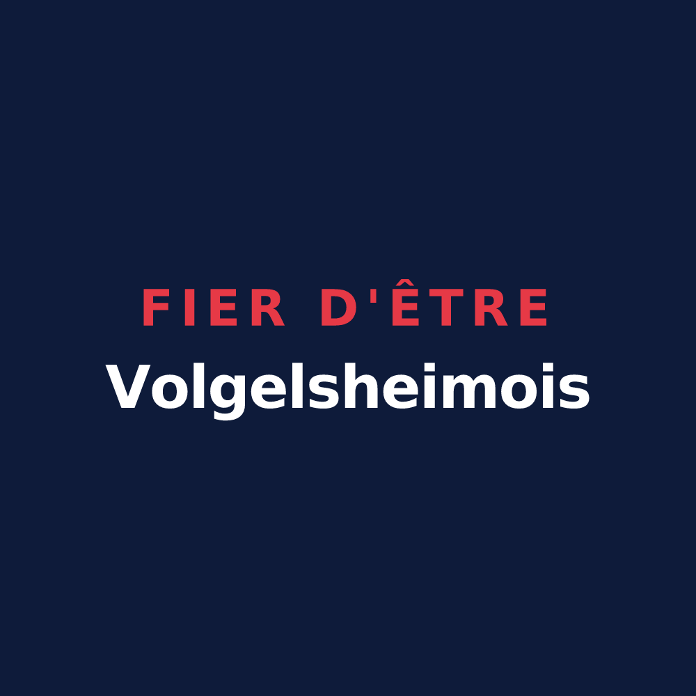 T-shirt « Fier d'être Volgelsheimois » — design pour Volgelsheim