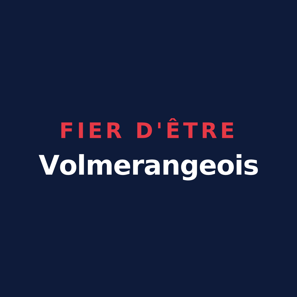 T-shirt « Fier d'être Volmerangeois » — design pour Volmerange-les-Mines