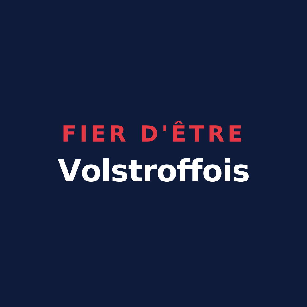 T-shirt « Fier d'être Volstroffois » — design pour Volstroff