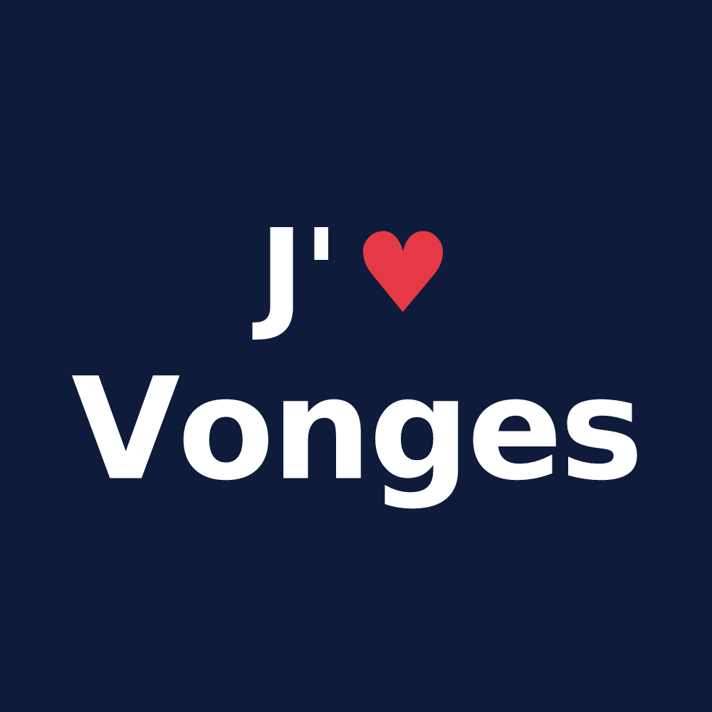 T-shirt personnalisé Vonges — design J'aime Vonges