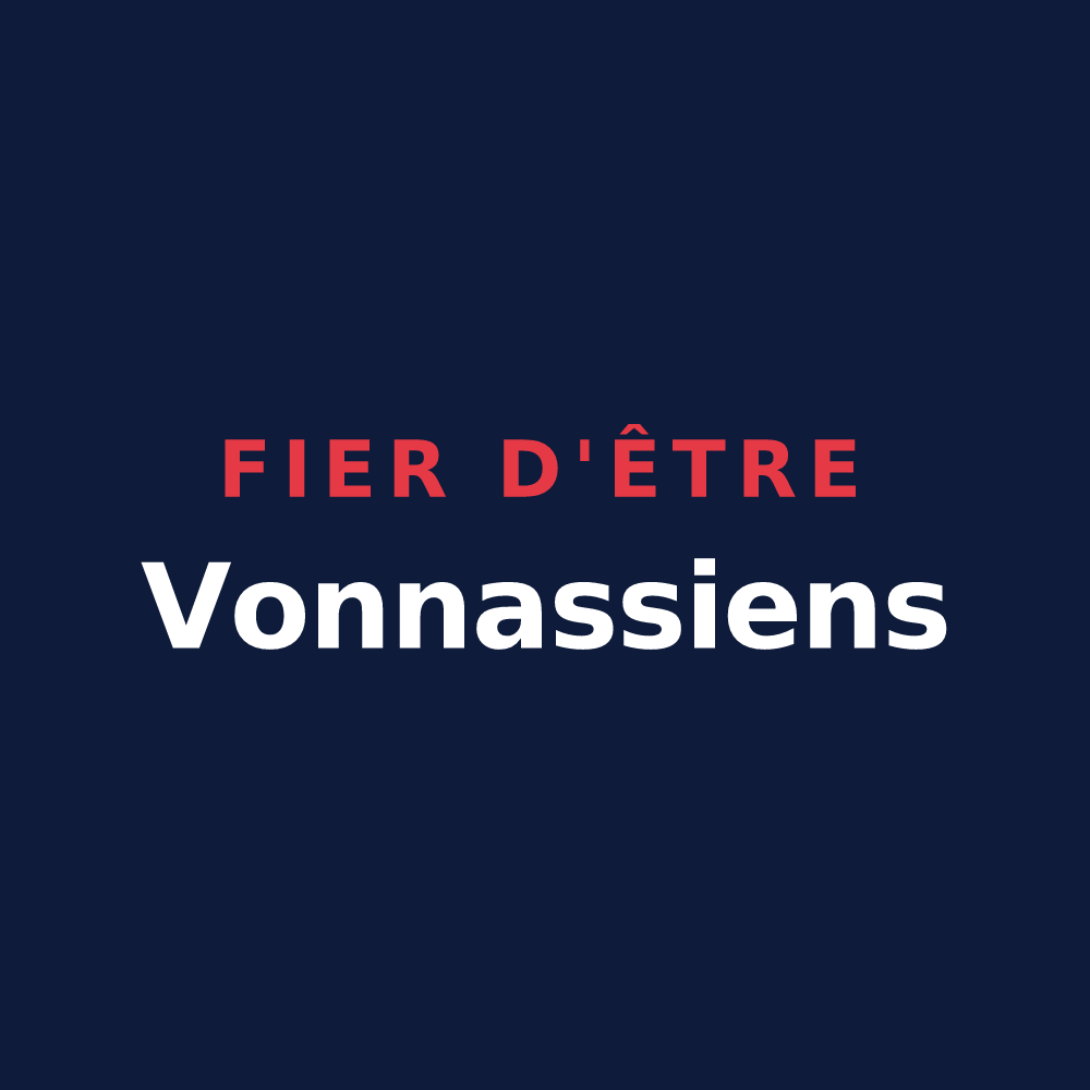 T-shirt « Fier d'être Vonnassiens » — design pour Vonnas