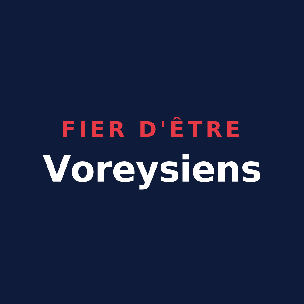 T-shirt « Fier d'être Voreysiens » — design pour Vorey