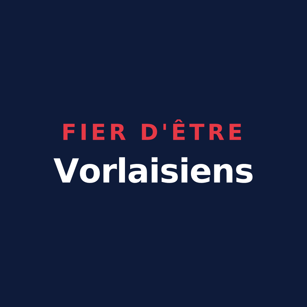T-shirt « Fier d'être Vorlaisiens » — design pour Vorly