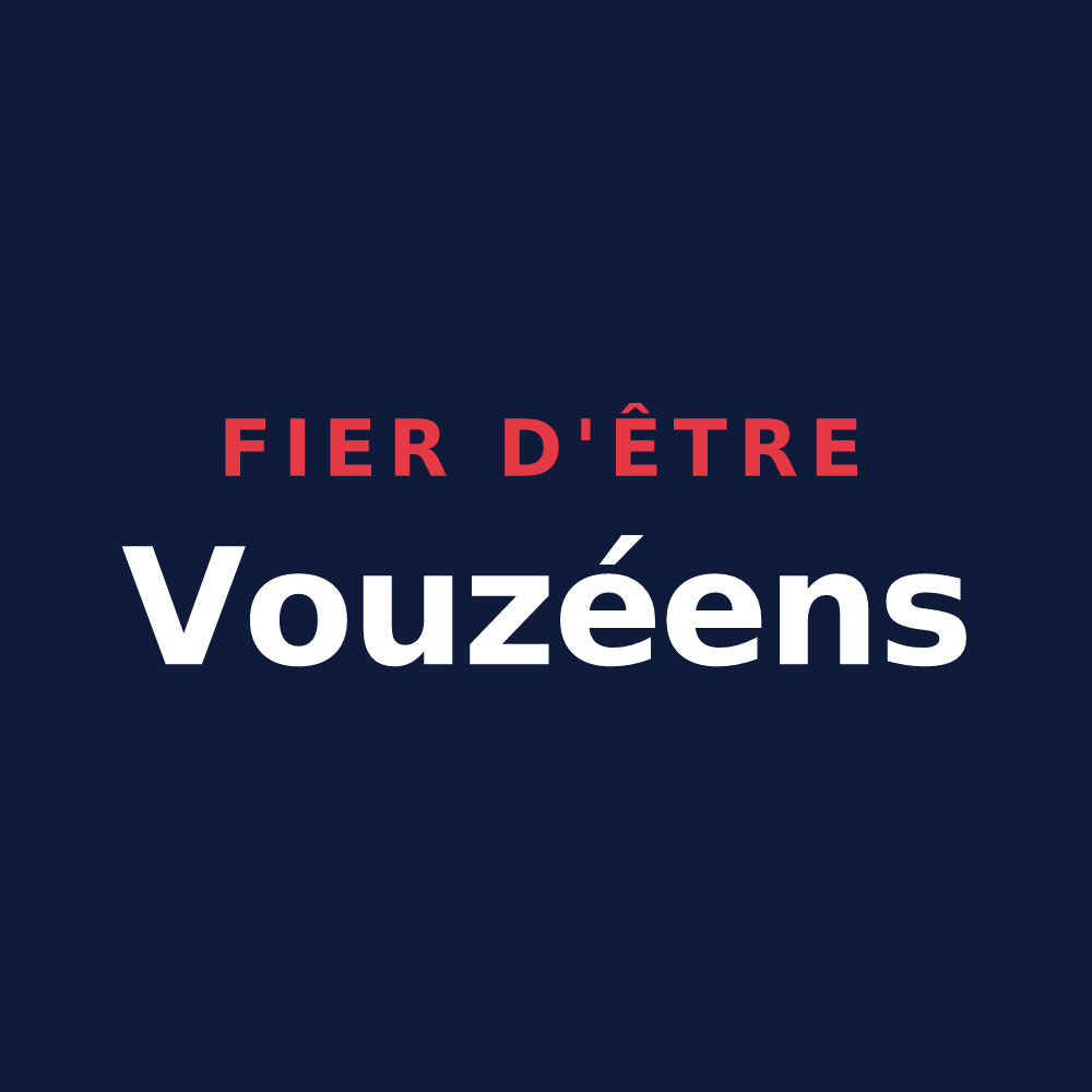 T-shirt « Fier d'être Vouzéens » — design pour Vou