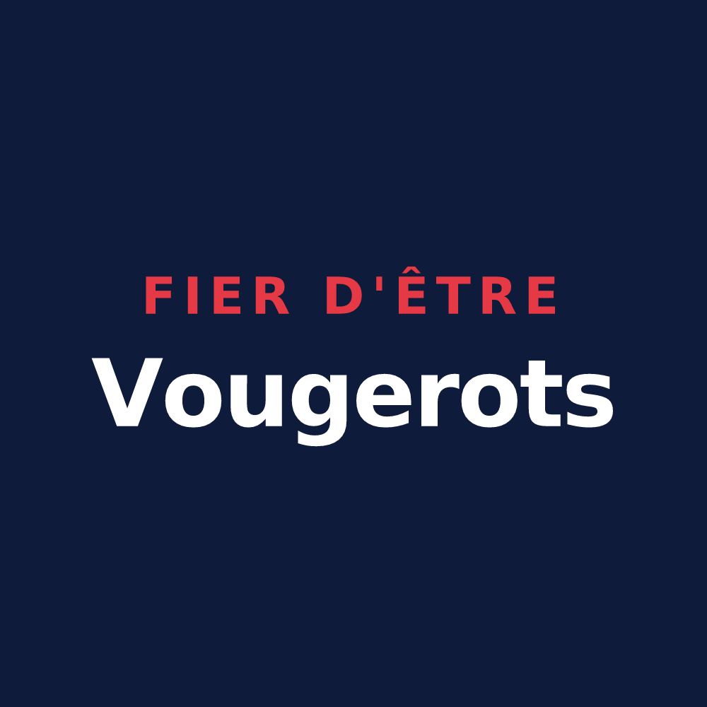 T-shirt « Fier d'être Vougerots » — design pour Vougy