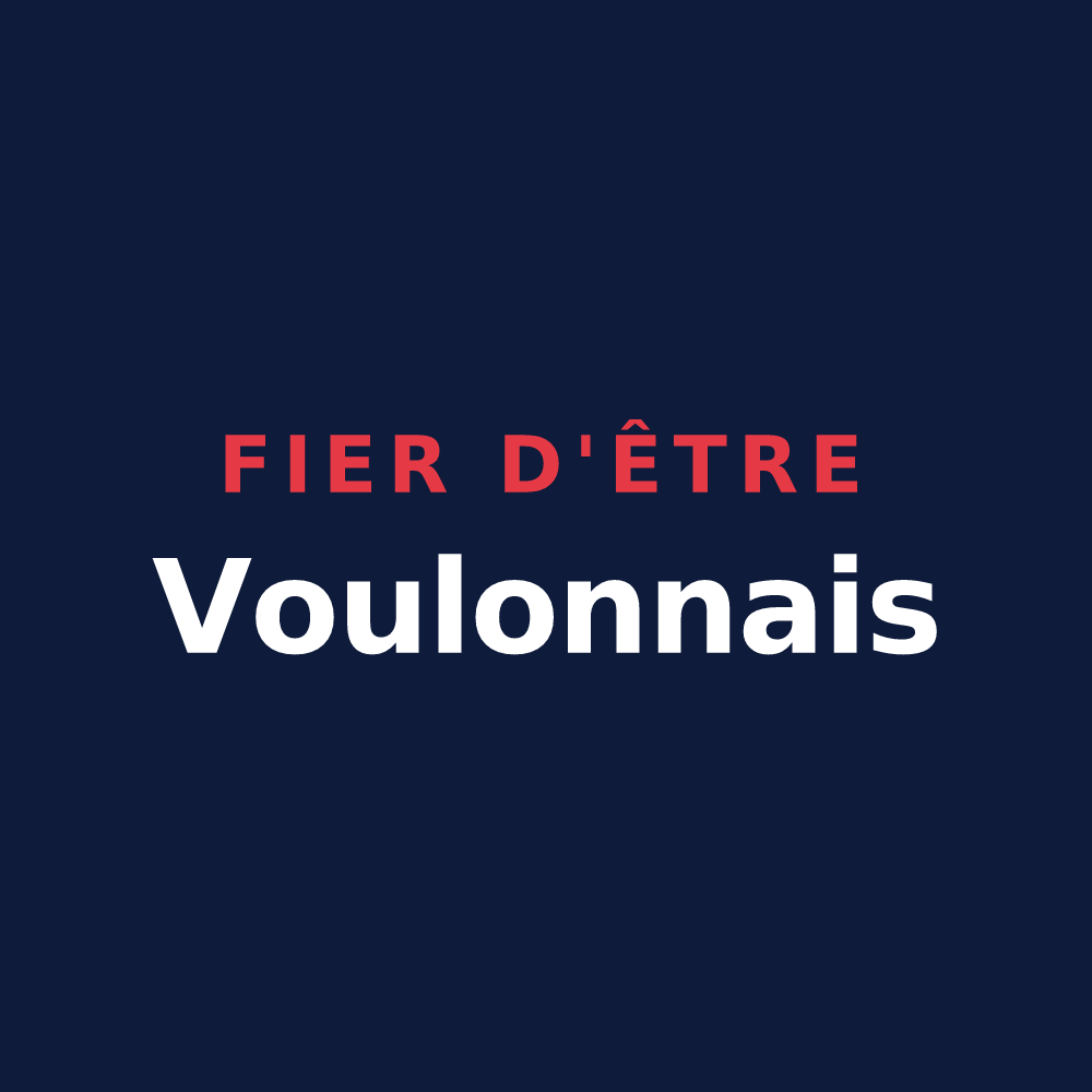T-shirt « Fier d'être Voulonnais » — design pour Voulon