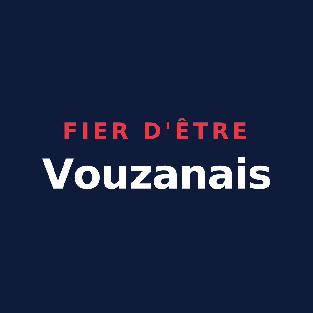 T-shirt « Fier d'être Vouzanais » — design pour Vouzan