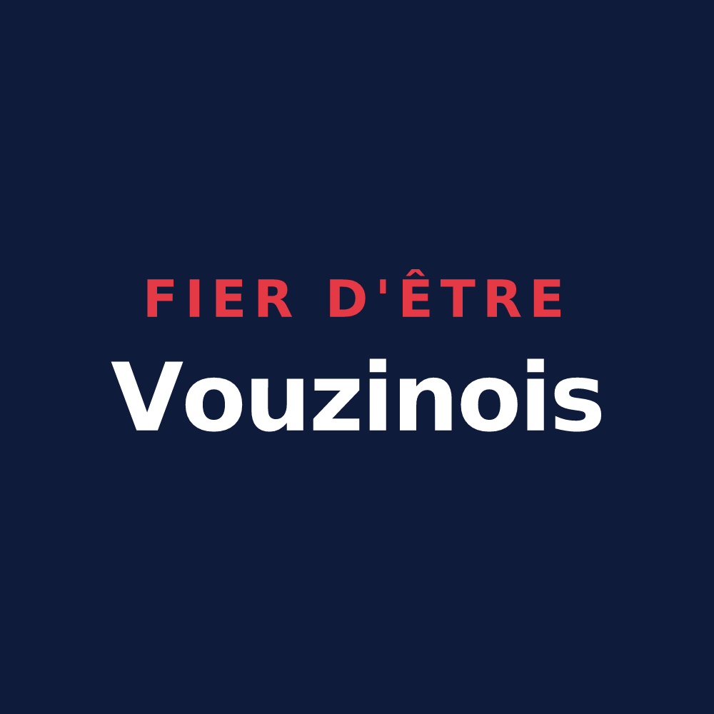 T-shirt « Fier d'être Vouzinois » — design pour Vouziers