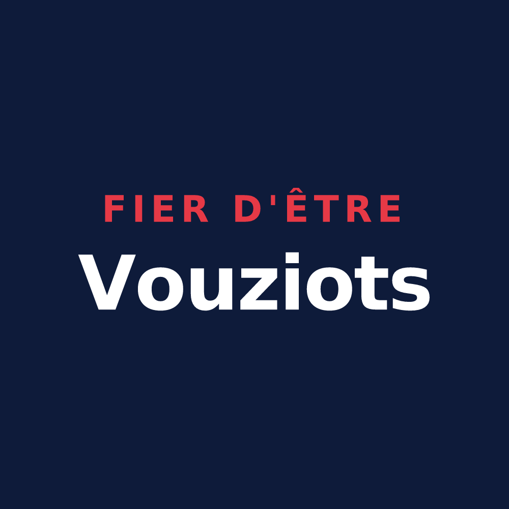 T-shirt « Fier d'être Vouziots » — design pour Vouzy