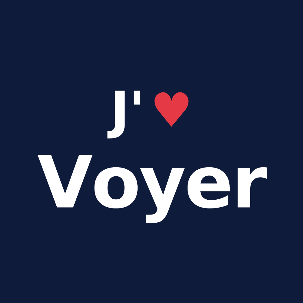 T-shirt personnalisé Voyer — design J'aime Voyer