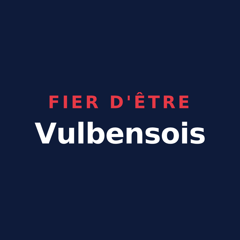 T-shirt « Fier d'être Vulbensois » — design pour Vulbens
