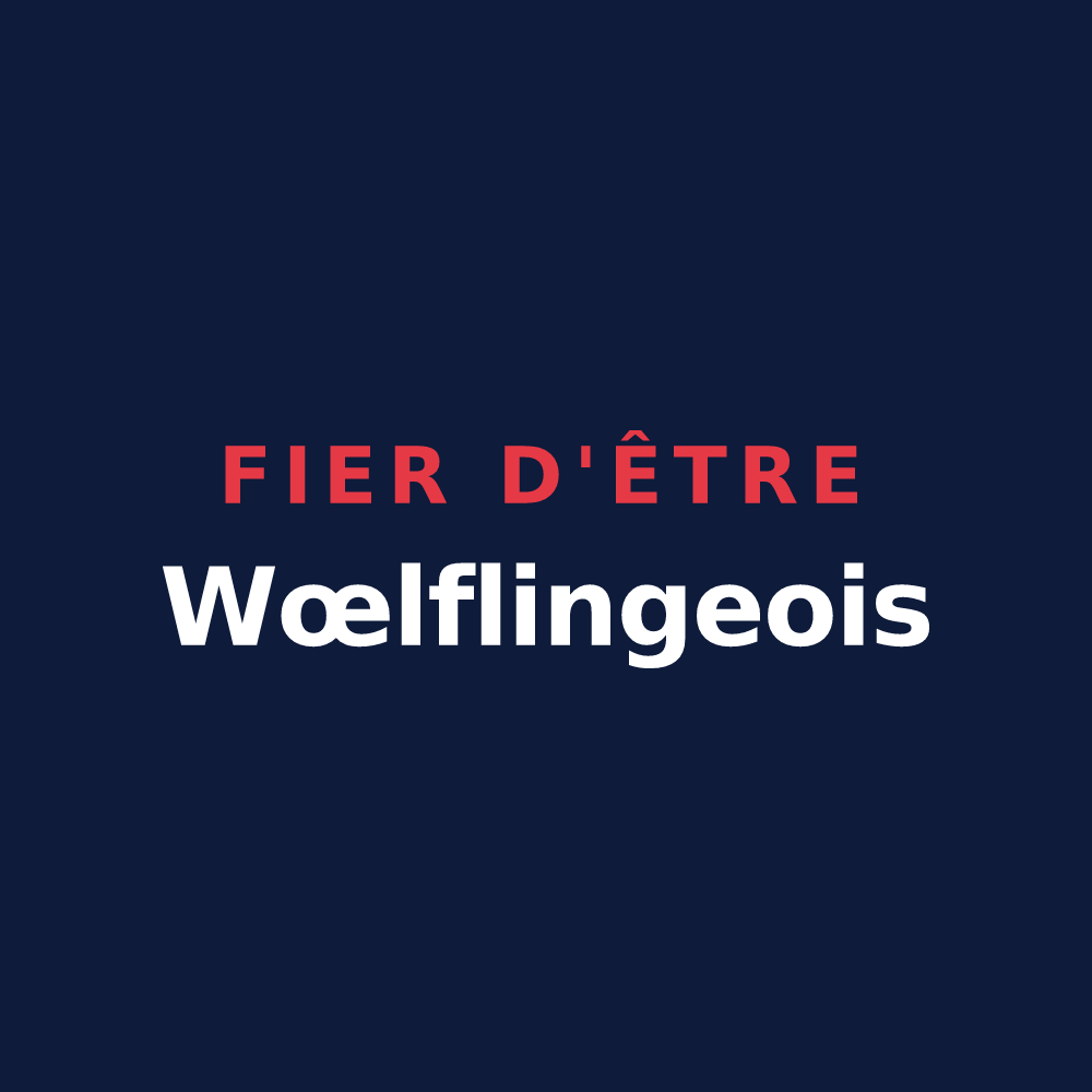 T-shirt « Fier d'être Wœlflingeois » — design pour Wœlfling-lès-Sarreguemines