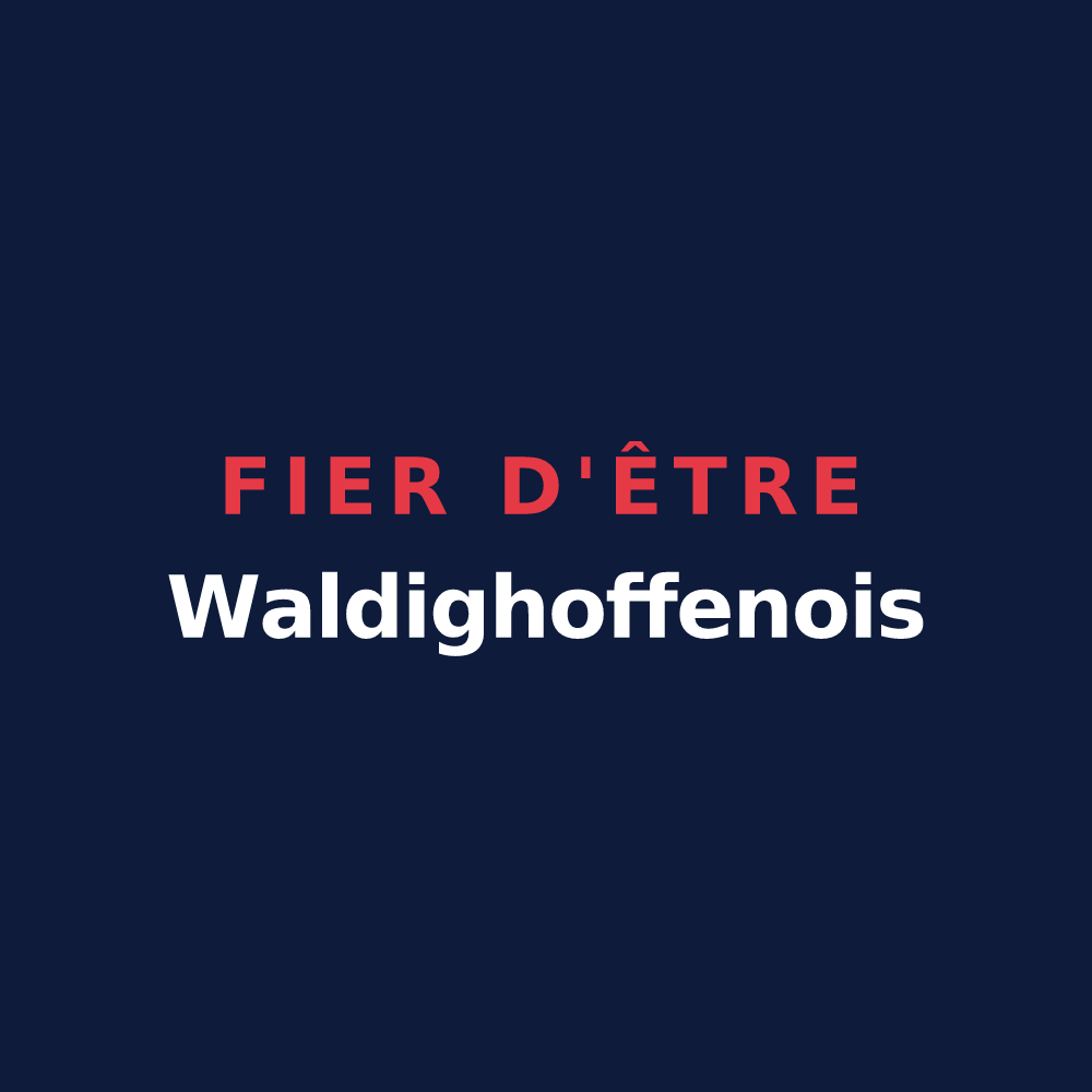 T-shirt « Fier d'être Waldighoffenois » — design pour Waldighoffen