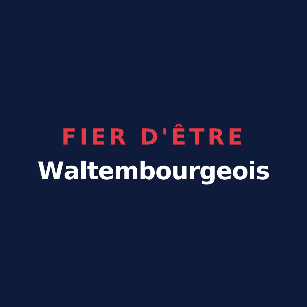 T-shirt « Fier d'être Waltembourgeois » — design pour Waltembourg