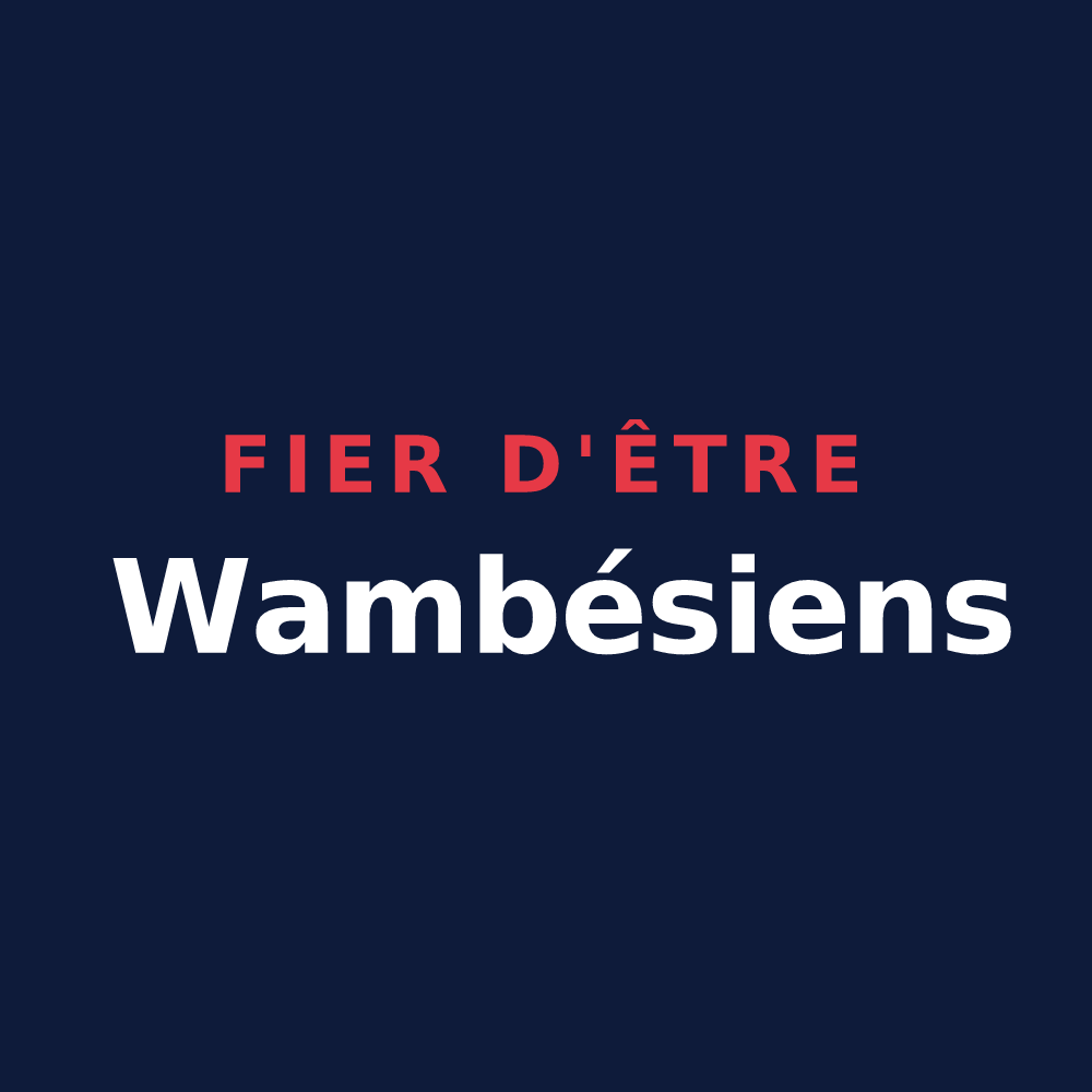 T-shirt « Fier d'être Wambésiens » — design pour Wambaix