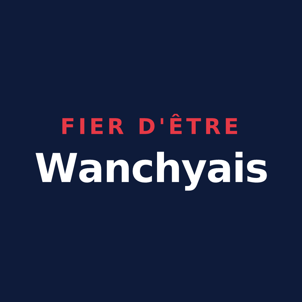 T-shirt « Fier d'être Wanchyais » — design pour Wanchy-Capval