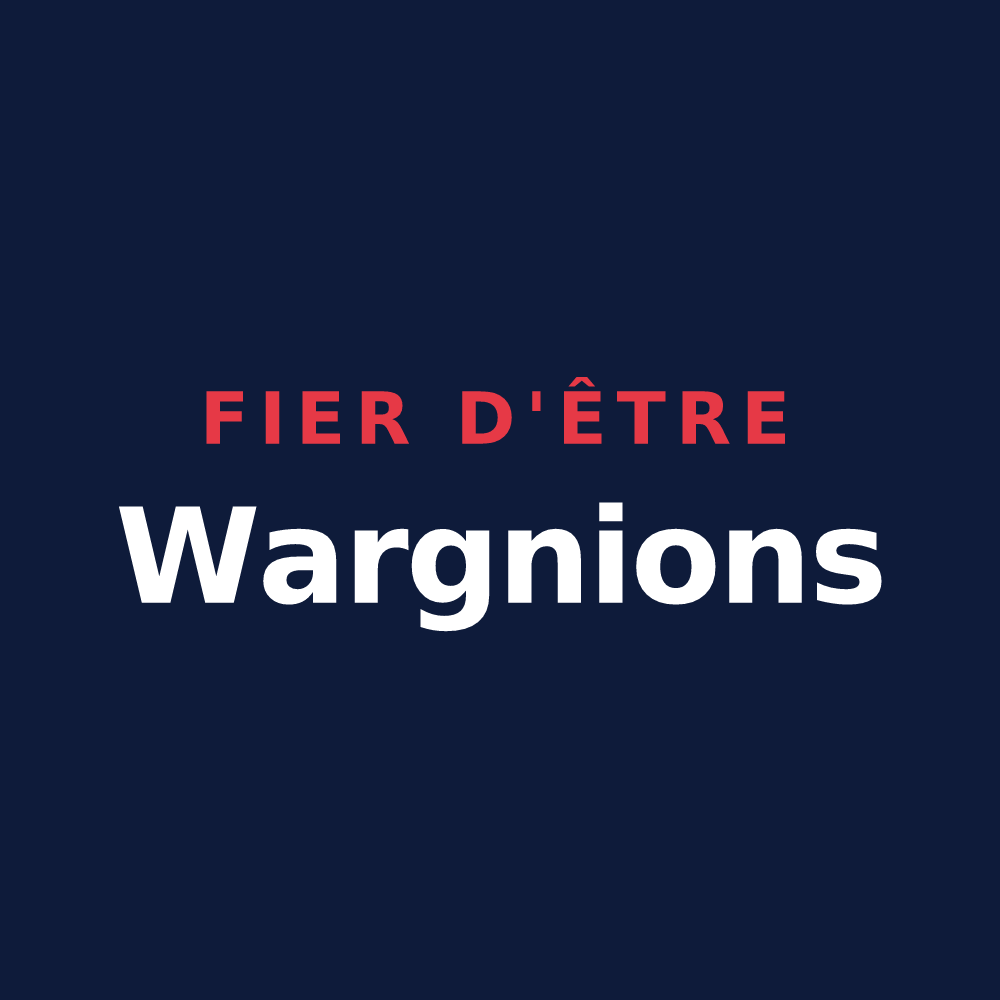 T-shirt « Fier d'être Wargnions » — design pour Wargnies-le-Petit