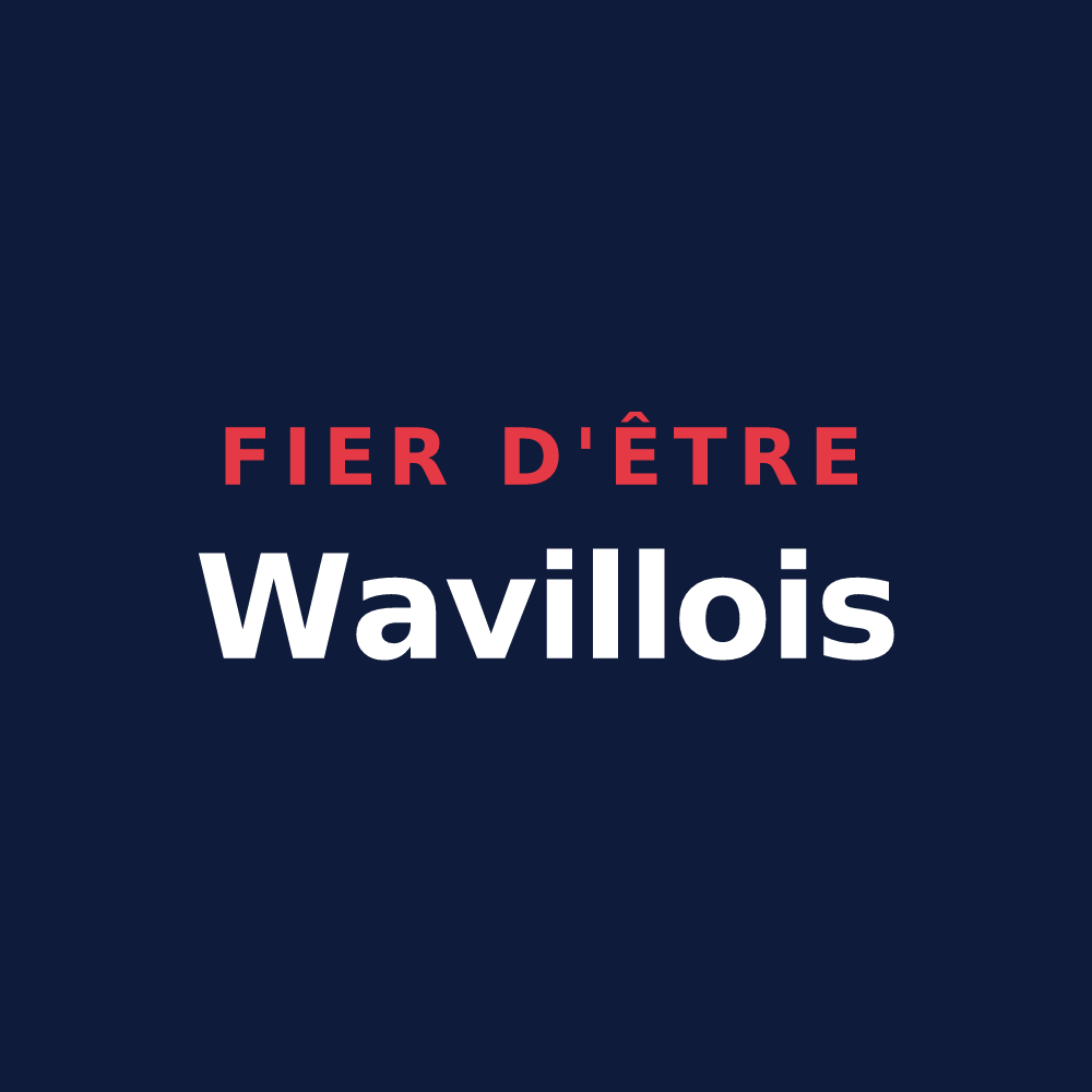 T-shirt « Fier d'être Wavillois » — design pour Waville